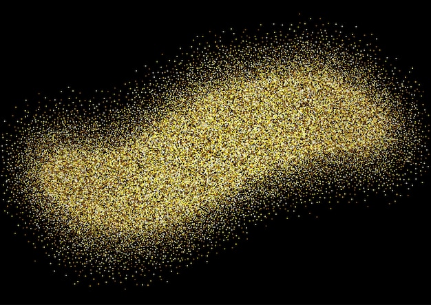 Free vector glittery gold background