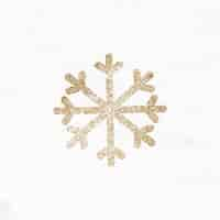 Free vector glittery snowflake christmas element vector