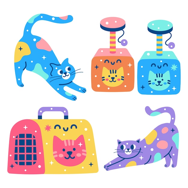 cat toys clipart