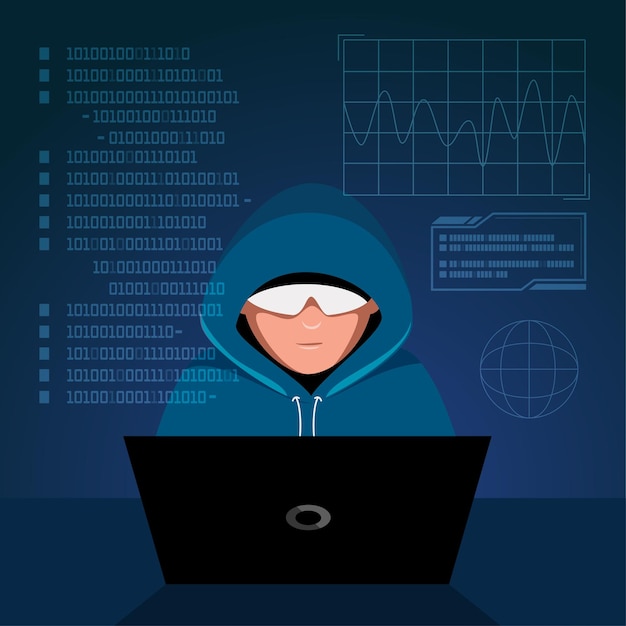 global data security, personal data security, cyber data security online concept illustration, internet security or information privacy & protection.