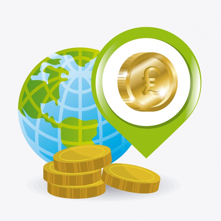 Free Vector global economy, money and business design.