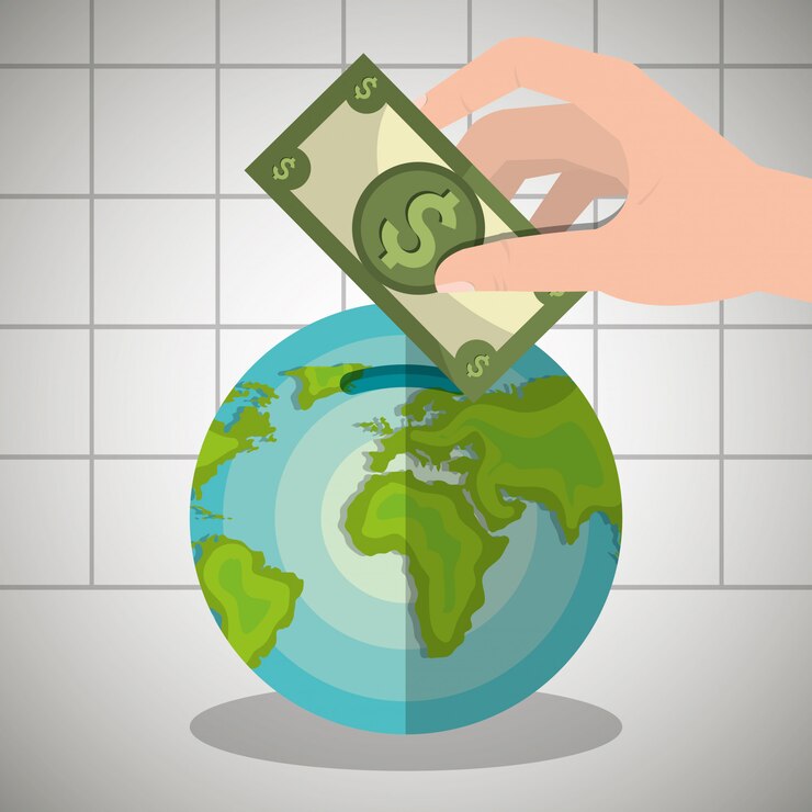 Free Vector global economy  