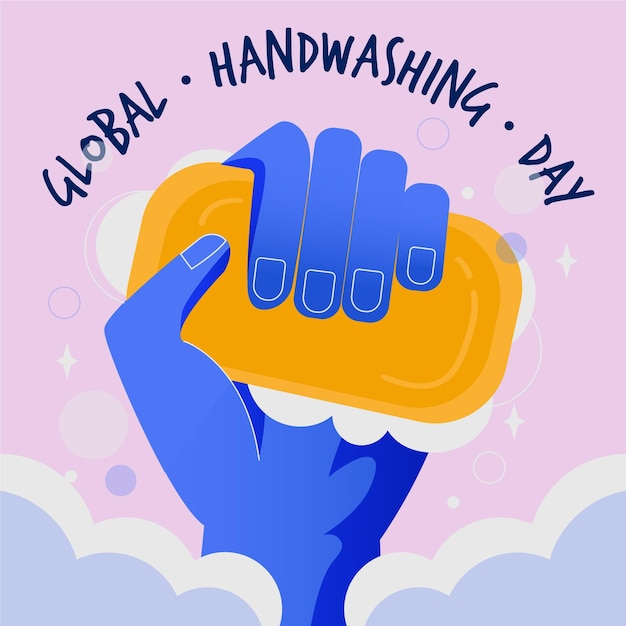 Free vector global handwashing day