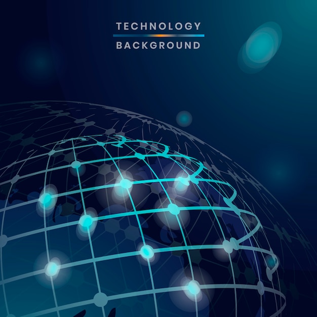 Global technology background