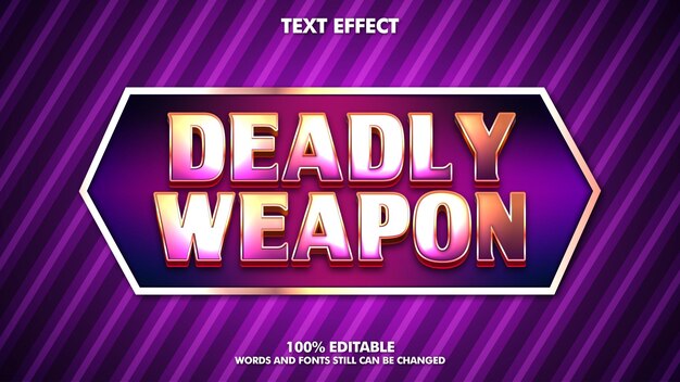 Глянцевый редактируемый текстовый эффект Логотип киберспортивной игры
