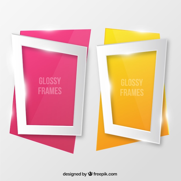 Glossy frames