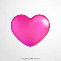 Free vector glossy heart