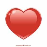 Free vector glossy heart