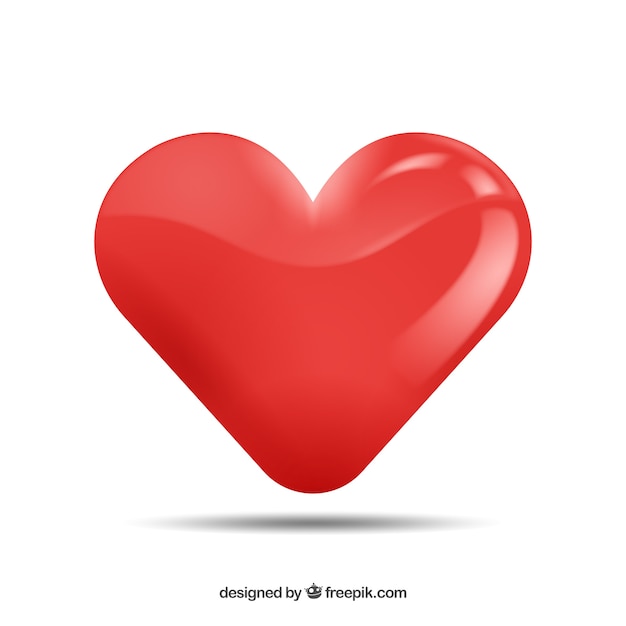 glossy heart