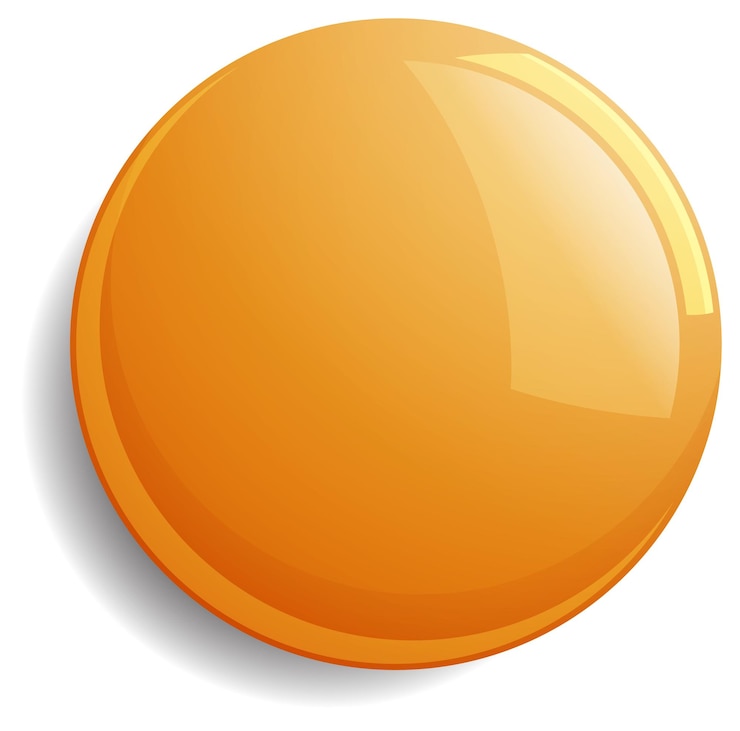 मुफ़्त वेक्टर glossy orange sphere illustration