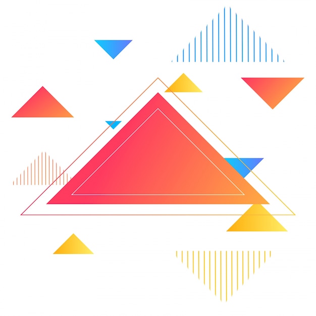 Free vector glossy triangles, abstract background for brochure, flyer or presentations design, vector illustration.