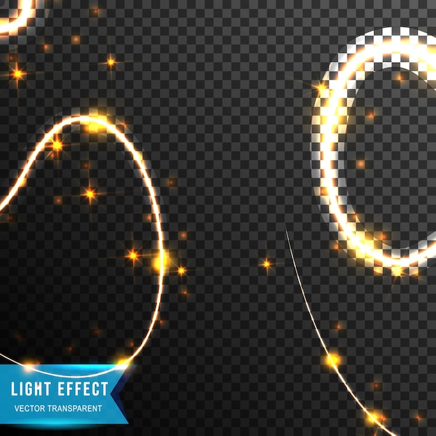 Glow light effect Star burst with sparklesSun from connecting dot and line light effect vector illustration isolated on transparent background