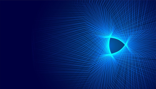 Free vector glowing abstract futuristic digital background design with lines