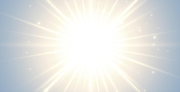 Glowing background with bursting rays Free Vector