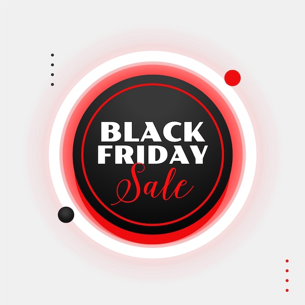 Free vector glowing black friday festival sale template in neon style