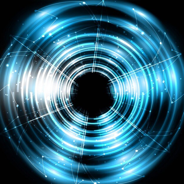 Free Vector glowing circular background