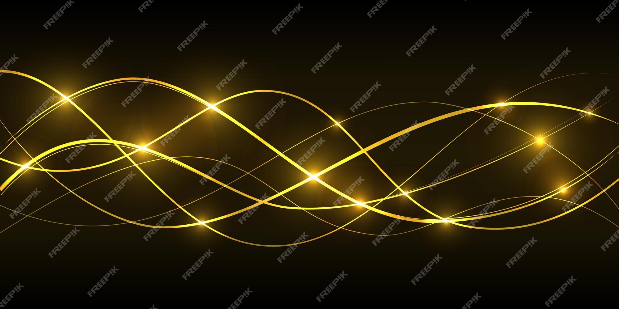 Premium Vector | Glowing lines 3