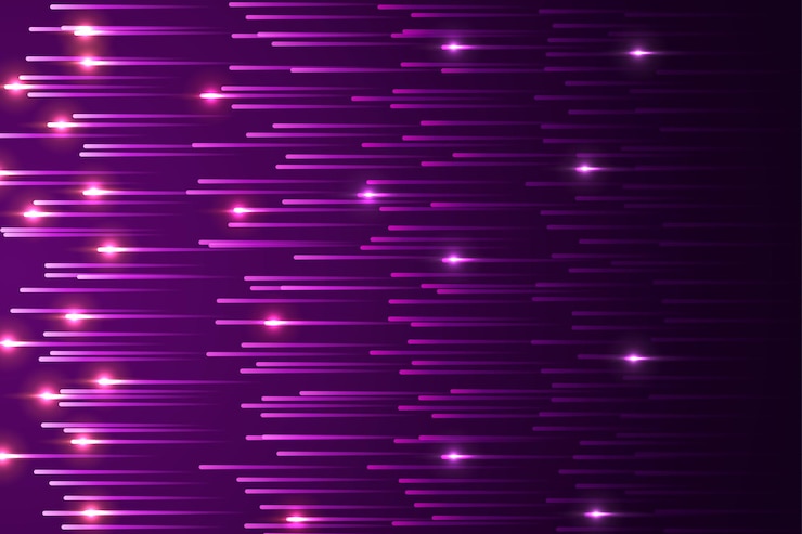 Free Vector glowing lines falling abstract big data concept
