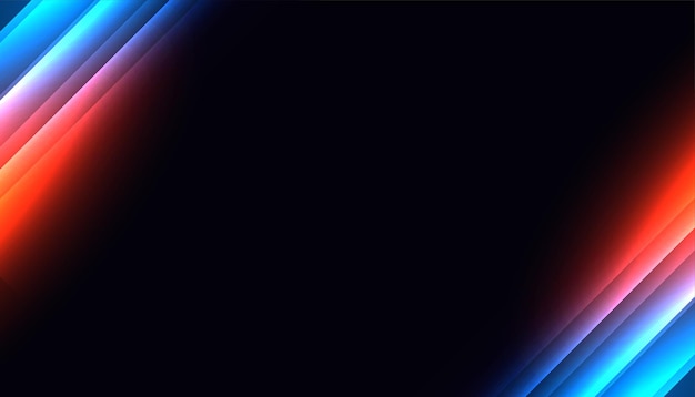 Glowing neon diagonal stripe lines wallpaper with text space