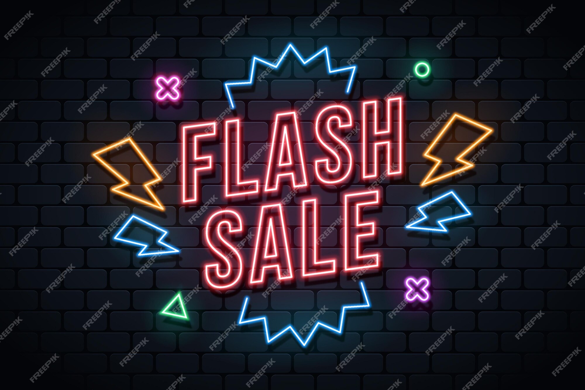 flash sale label neon line 28121384 PNG