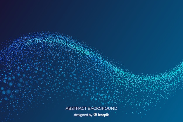 Free vector glowing particles background