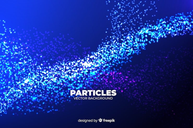 Free Vector glowing particles background