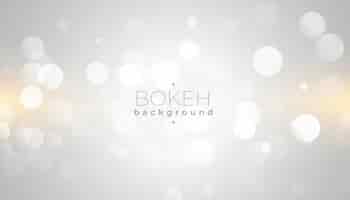 Free vector glowing and shiny bokeh pattern wallpaper design