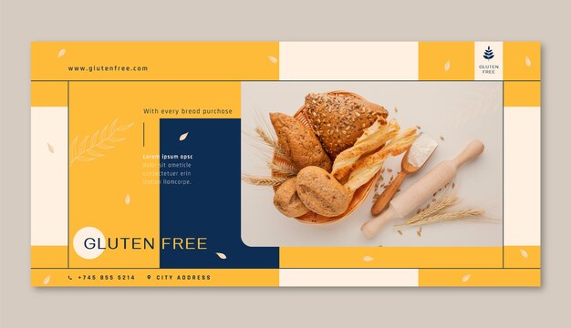 Gluten free horizontal banner