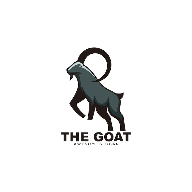 Free vector goat logo illustration vector