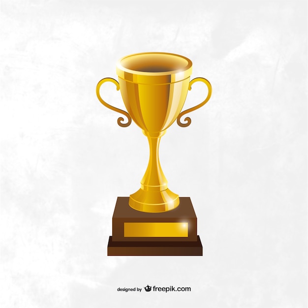 Free vector gold cup trophy