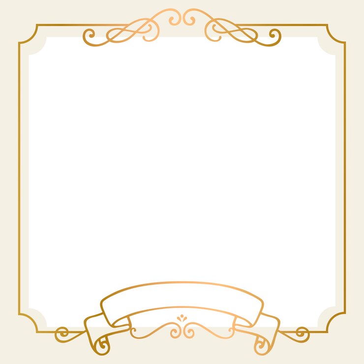 Free Vector gold frame background