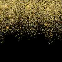 Free vector gold glitter background