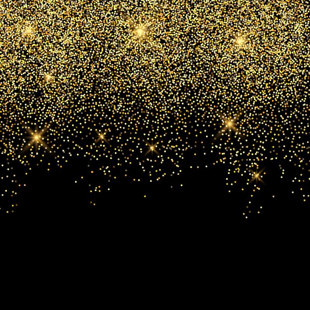 Gold glitter background 