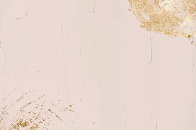 Gold glitter decorated pastel texture background