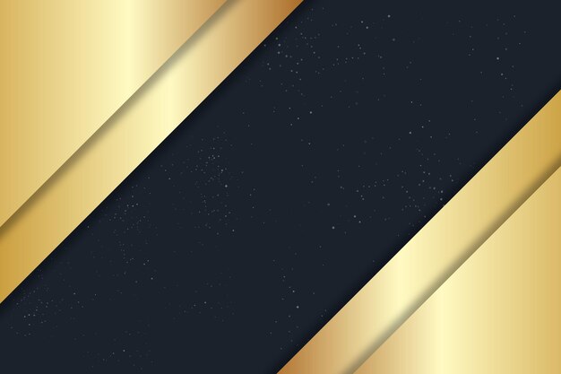 金色のディテールのモダンな壁紙 無料のベクター