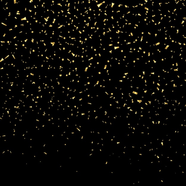 Gold metallic confetti 