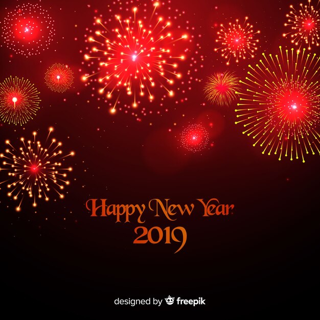 Gold new year background