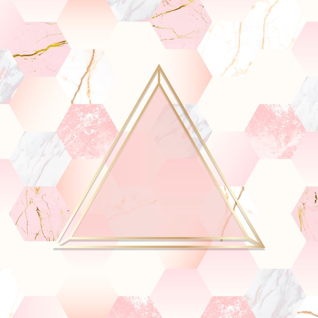 Gold and pink background