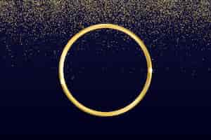 Free vector gold ring background