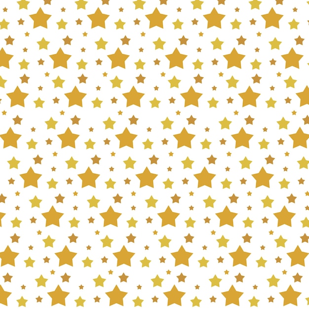 Gold stars backgound flat colour