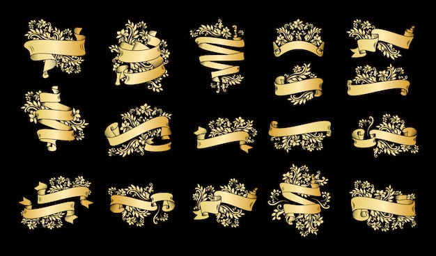 Get Creative with Gold Vintage Ribbon Banners