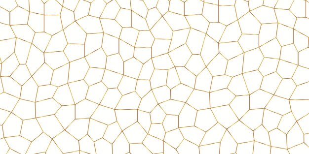 gold Voronoi texture background