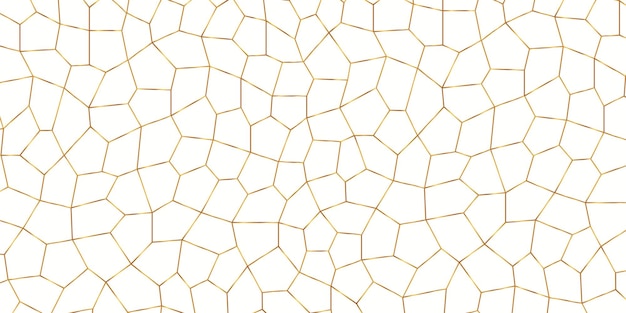 gold Voronoi texture background