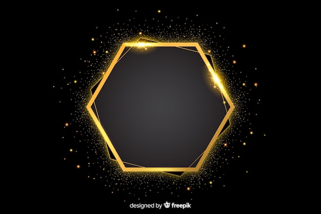 Free vector golden abstract background