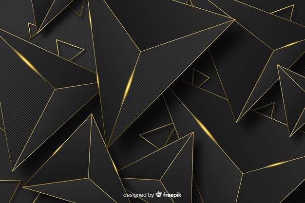 Golden abstract background