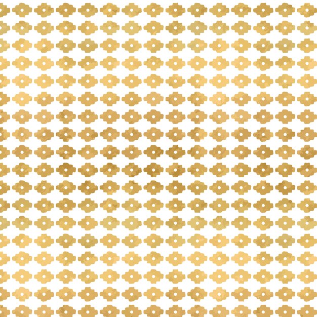 Golden abstract pattern design