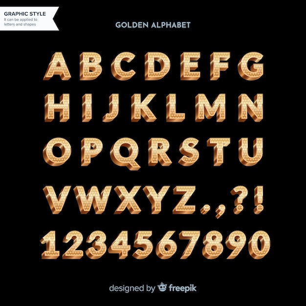 Golden alphabet