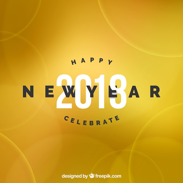 Golden background for new year