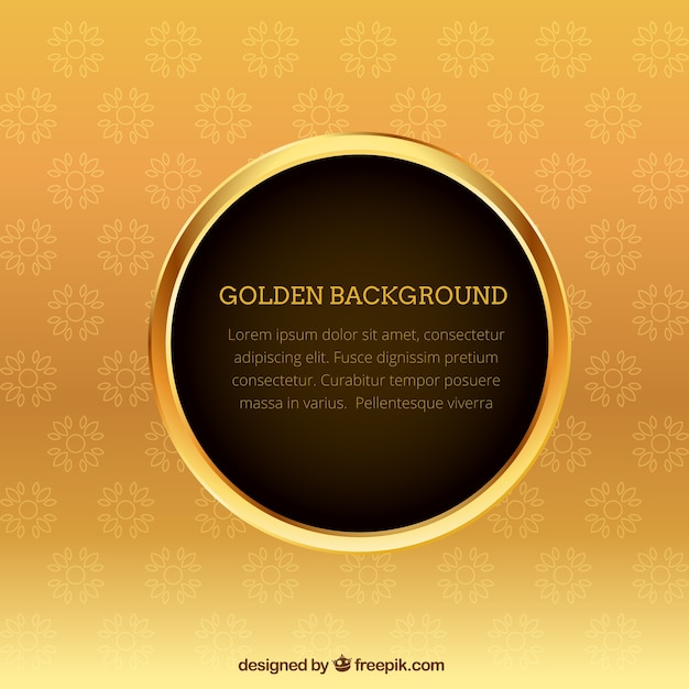 Free vector golden background template