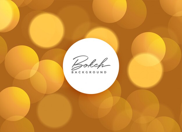 golden beautiful bokeh lights background